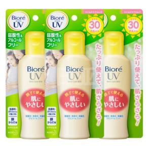Biore碧柔 低刺激柔和 防晒霜SPF30 120ml*3瓶