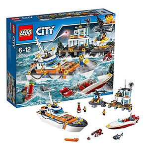 2017年新款LEGO乐高 60167 城市系列 海岸警卫队基地