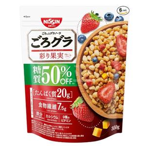 Nissin日清 减糖50%水果谷物麦片 350g×6袋