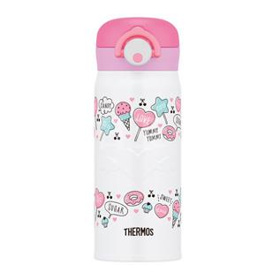 THERMOS膳魔师 JNR-401保温杯 400ml 粉白色