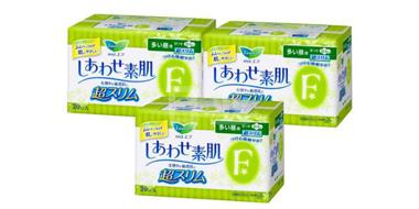 KAO花王 乐而雅F系列 棉柔日用护翼卫生巾22.5cm*20片*3包