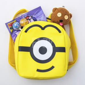 Minion 杂志送 超可爱小黄人造型儿童后背包