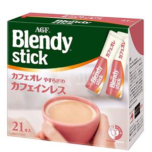 新低价！AGF Blendy 欧蕾牛奶风味速溶咖啡 低咖啡因 21条