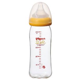 pigeon 贝亲 耐热玻璃母乳实感奶瓶 240ml