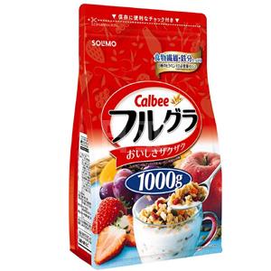Calbee卡乐比水果谷物麦片 1000g*6袋