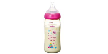 Pigeon 贝亲ppsu防胀气宽口径婴儿奶瓶 240ml 星星款