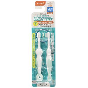 Combi康贝 teteo 乳牙牙刷2支 STEP3 12个月以上