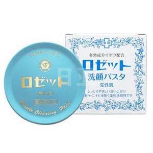 ROSETTE Paste 诗留美屋 药用硫磺洁面膏 90g 蓝色 干燥肌用