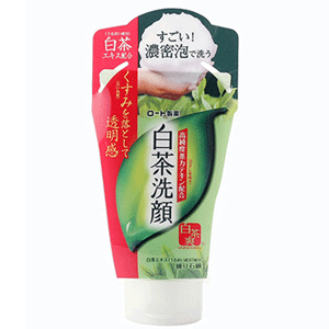 ROHTO乐敦 清洁保湿去角质 白茶洗颜洗面奶  120g