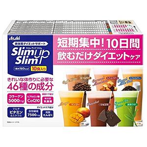 Asahi朝日Slim up Slim饱腹代餐奶昔 10袋装