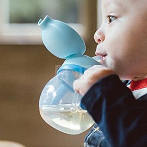 THERMOS膳魔师NPD-250儿童吸管杯 250ml 蓝色