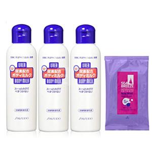 SHISEIDO 资生堂 UREA 尿素身体乳150ml*3+赠品