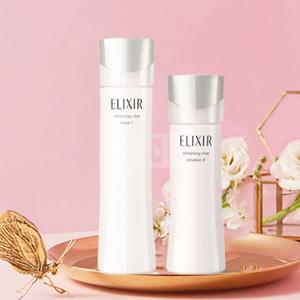 19年新版 资生堂 ELIXIR怡丽丝尔 纯肌净白美白化妆水/乳液