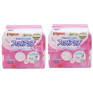 Pigeon贝亲 防溢乳垫 FitUp 126枚装*2包