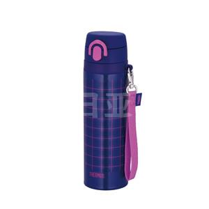 Thermos 膳魔师 真空隔热便携式紫色格纹保温杯JNT-551 550ml