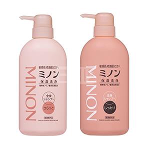 MINON氨基酸 全身沐浴洗发露 清爽/保湿450ml 两款可选