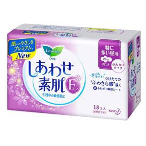 KAO花王 乐而雅 F系列敏感肌超量日用护翼型卫生巾 25cm*18片