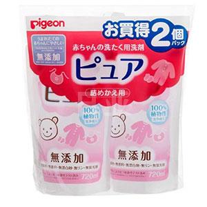 Pigeon贝亲 婴幼儿温和洗衣液 补充替换装 720ml*2袋