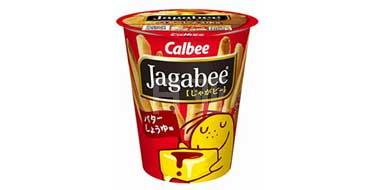 Jagabee卡乐比薯条三兄弟 黄油酱油味道40g*12杯