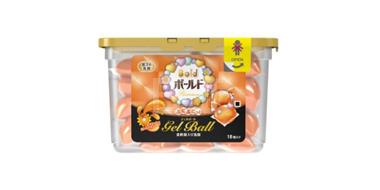 日本宝洁P&G柔顺加倍杀菌消臭 洗衣啫喱球18颗 橙色款