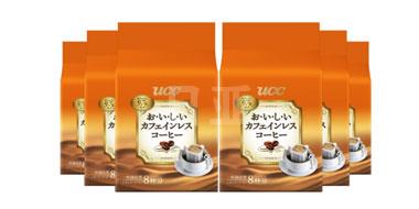UCC 无糖浓郁低咖啡因 挂耳咖啡 56g*6袋