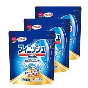 Finish亮碟 多效洗碗机专用洗碗块 60个*3袋