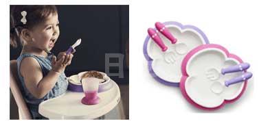 Baby Bjorn Baby Plate 婴儿餐具 宝宝餐盘 两套装（含叉匙）074046