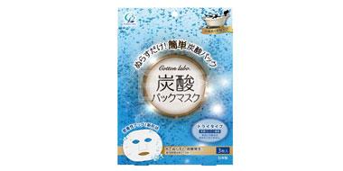 COTTON LABO 碳酸面膜 3片装
