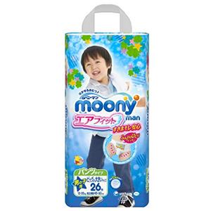Moony尤妮佳拉拉裤XXL26（13-25KG）男宝宝款