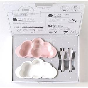 Hoppetta10mois 云朵婴儿辅食餐具 宝宝餐盘套装