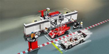 LEGO 乐高 超级赛车系列 75876 保时捷919混合动力和917K维修站