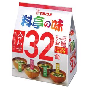 日亚销量第一！丸米 量贩日式料亭味道的味增汤 32包