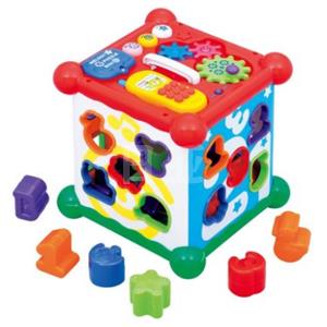 Toyroyal 新六面盒 多功能数字屋 形状配对玩具