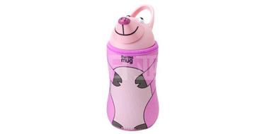 Thermo mug 动物款5155AM儿童吸管杯 380ml 粉色小猪款