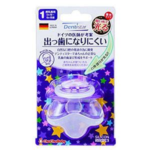 ChuChu 夜光式婴儿防哨牙安抚奶嘴 0-6个月