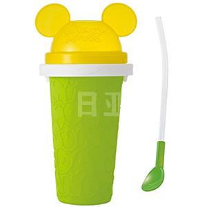 DOSHISHA创意自制冰激凌杯 果汁杯DFDN-15G 绿色款