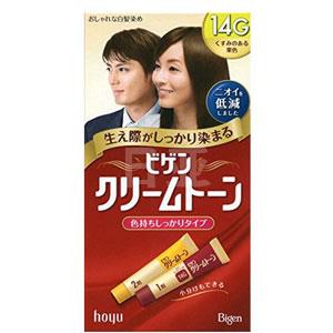 美源 HOYU BIGEN 男女通用染发剂 14G 灰褐色