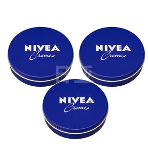 Nivea妮维雅经典小蓝罐日本版169g*3铁盒
