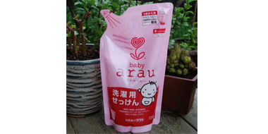 日亚销量第一！日本arau亲皙宝贝无添加植物婴儿洗衣液 补充替换装 720ml*2个