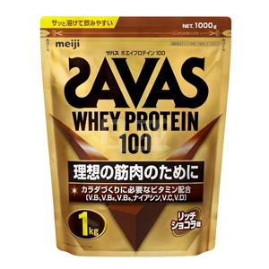 MEIJI 明治 Savas 乳清蛋白粉增肌 香浓巧克力味 1000g