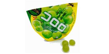 悠哈UHA 味觉糖纯正100% 青葡萄果汁软糖 40g×6袋