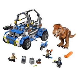 LEGO乐高 儿童拼装玩具侏罗纪75918霸王龙追踪器