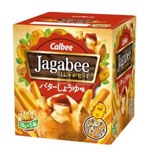 Jagabee卡乐比酱油味薯条90g×12个