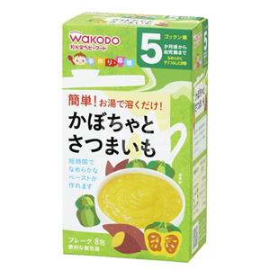 和光堂WAKODO 婴儿香浓南瓜红薯泥宝宝辅食 5个月起 FC12