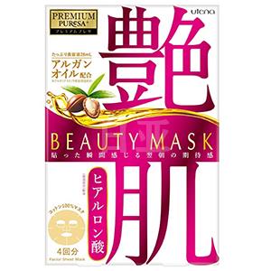 PREMIUM PUReSA 佑天兰艳肌系列面膜 4枚装 红色