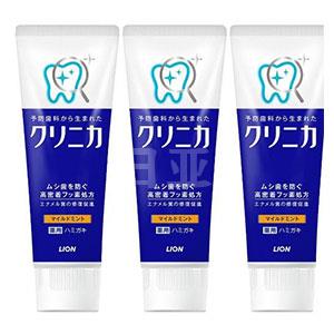 LION狮王酵素美白牙膏 温和型 薄荷味 3支装