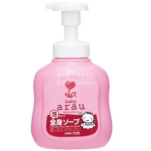 arau婴儿植物精华二合一泡沫洗发沐浴露 450ml