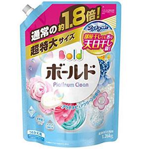 宝洁P&G 花香子Bold柔顺花香洗衣液替换装 1.26kg