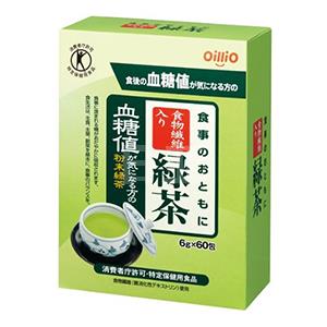 日清食物纤维健康绿茶6g×60包 降血糖控制胆固醇