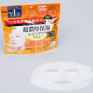 KOSE高丝 超浓厚保湿面膜EX 40片 抗衰老淡化细纹